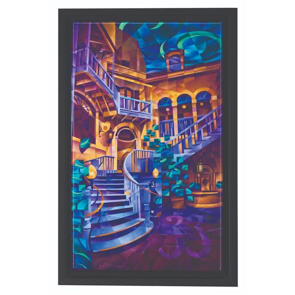 A Rare Club 33 Emerald Anniversary Giclee on Canvas Print.