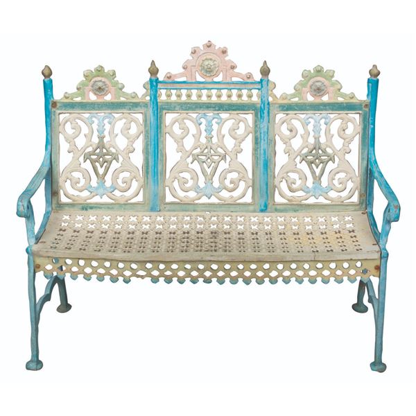 An Early Fantasyland Bench.
