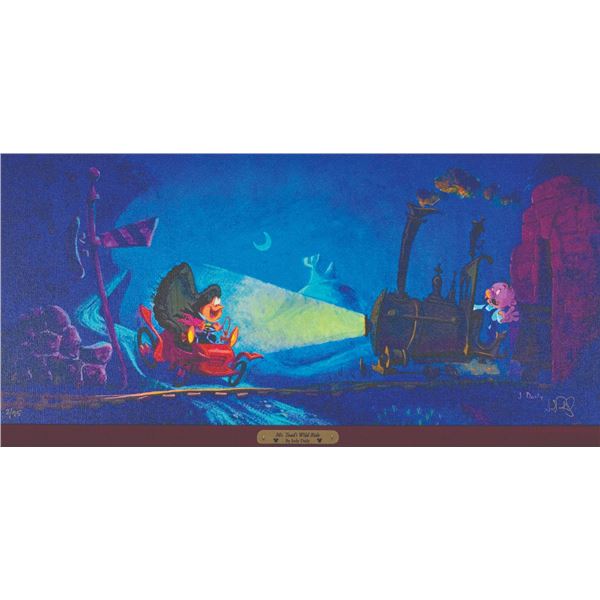 A "Mr. Toad's Wild Ride" Limited Edition Print by Jody Daily
