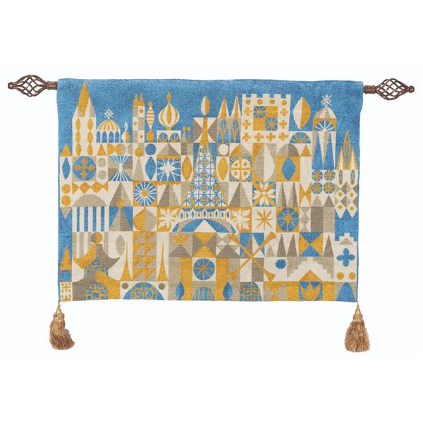 A Mary Blair "It's a Small World" Tapestry.