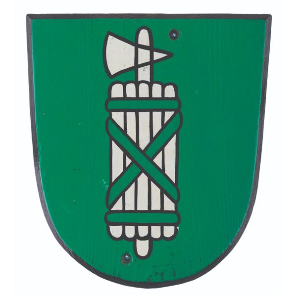 A Matterhorn Ride Queue St. Gallen Crest.