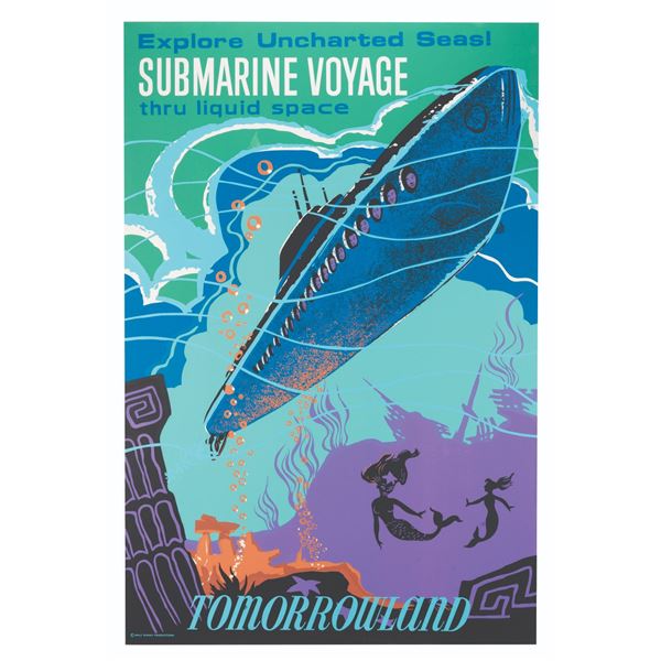 A Submarine Voyage Attraction Poster.