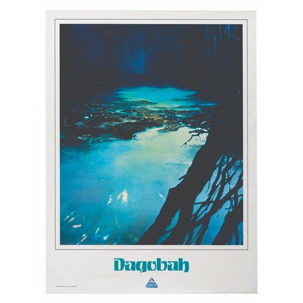 A Star Tours Dagobah Travel Poster.