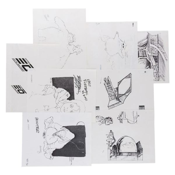 A Captain EO Photocopy Concept Art Collection.