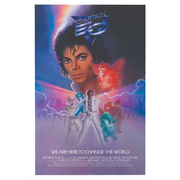 Harrison Ellenshaw's Souvenir Captain EO Poster.