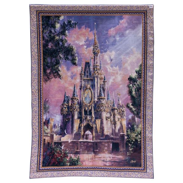 A Cinderella Castle Tapestry.