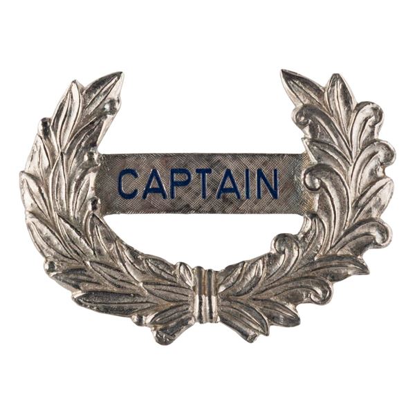 A Riverboat Captain's Hat Badge.
