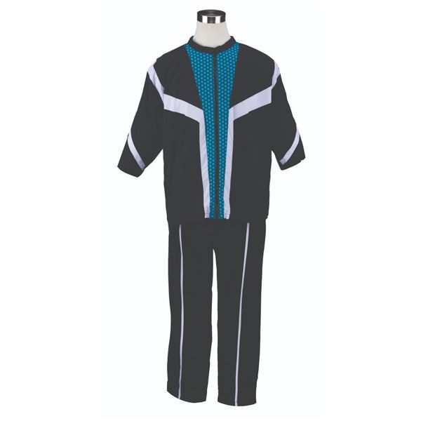 A TRON Lightcycle Run Cast Member Costume.