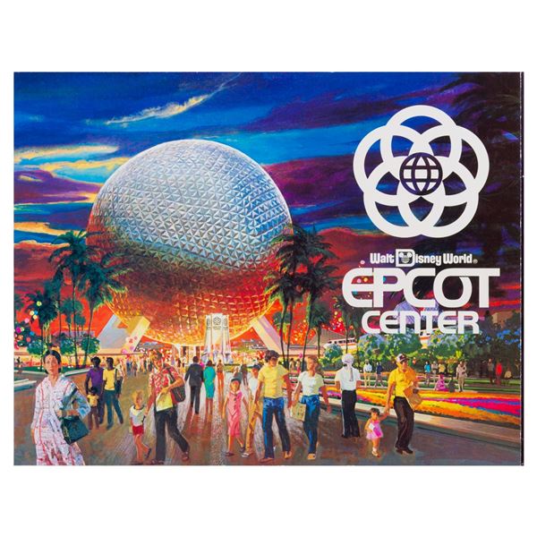 A Pre-Opening EPCOT Center Souvenir Guide.