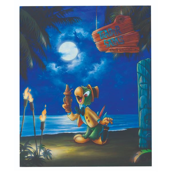 A Trader Sam's Grog Grotto Original Painting by James C Mulligan.