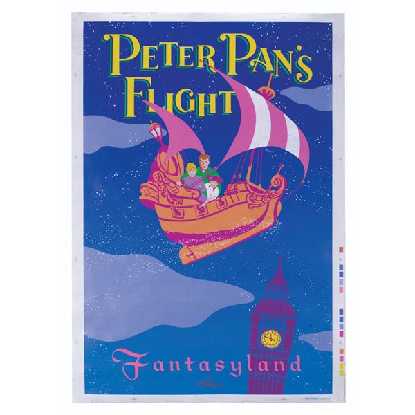 A Peter Pan's Flight Poster.