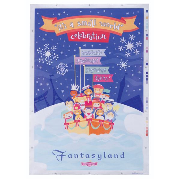 An It's a Small World Celebration Attraction Poster.