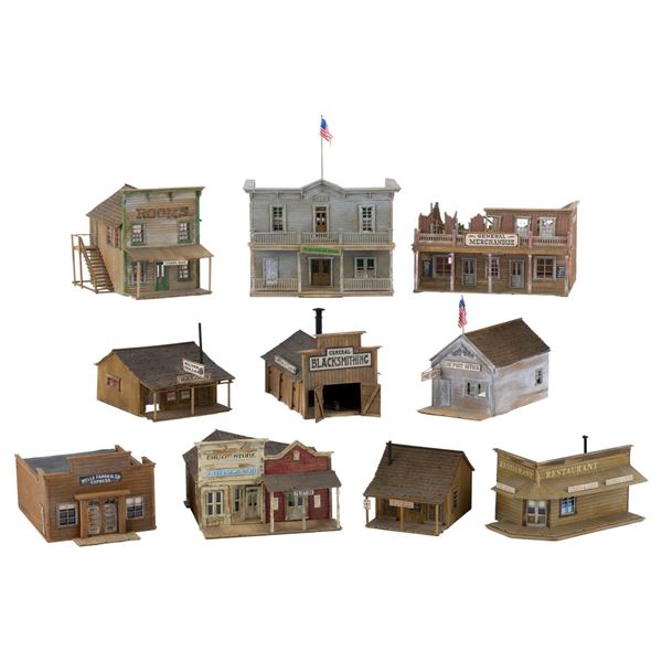 A Knott's Berry Farm Ghost Town Prototype Model Set.