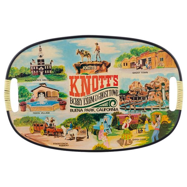 A Knott's Berry Farm & Ghost Town Tray.