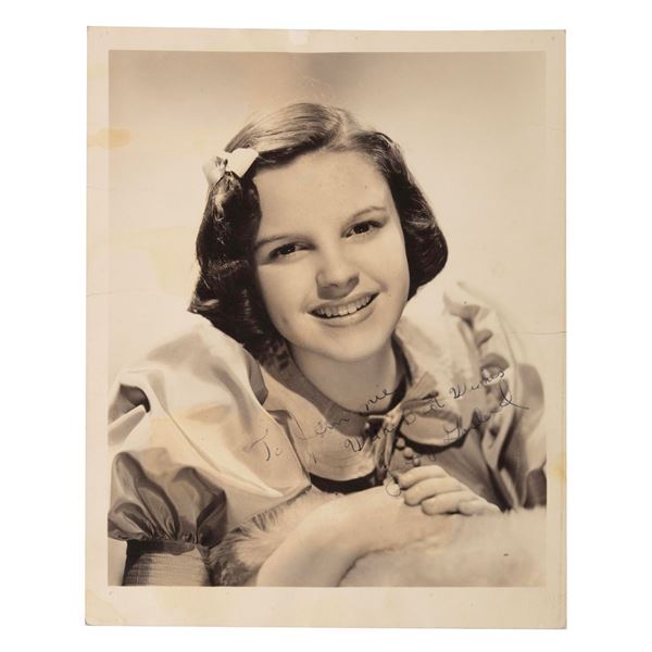 A Signed Judy Garland Headshot.