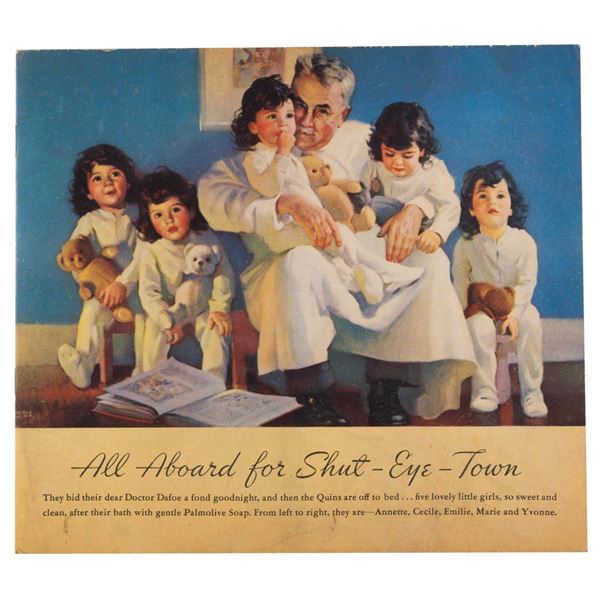 A Dionne Quintuplets Paper Dress Up Book.