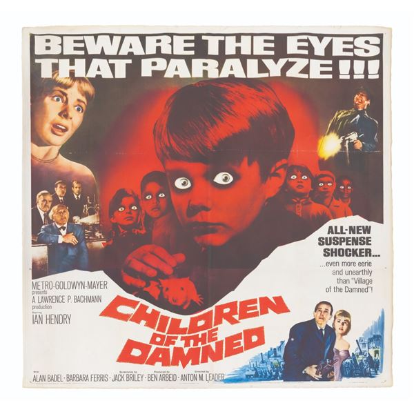 A "Children of the Damned" 6-Sheet.
