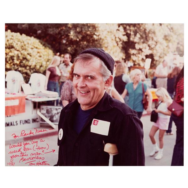 A Tom Hatten Signed Photo.