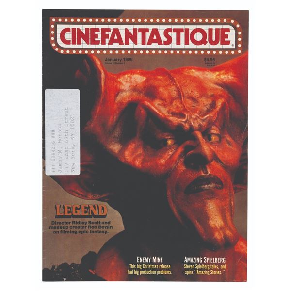 A Cinefantastique Magazine from Jim Henson's Collection.
