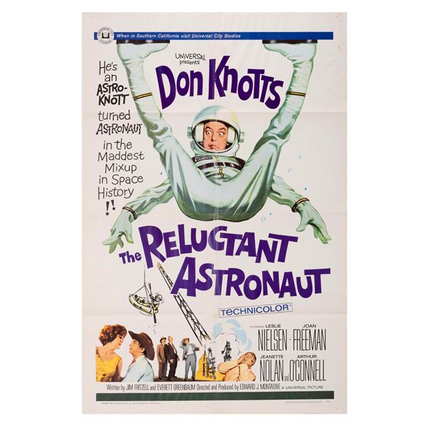 A "The Reluctant Astronaut" One-Sheet.