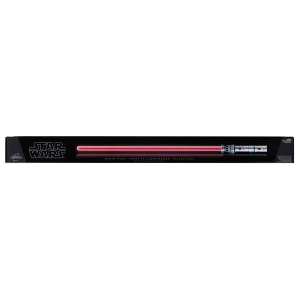 A Signature Series Darth Maul Force FX Lightsaber.