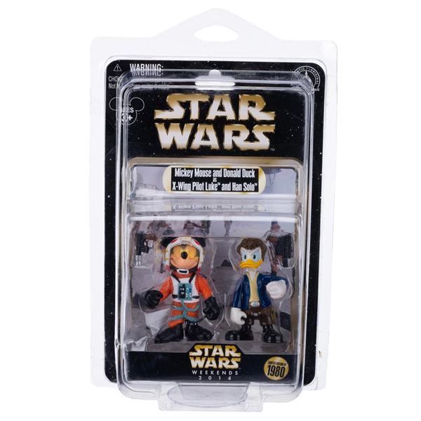 A Star Wars Weekends 2014 Mickey and Donald Toy Set.