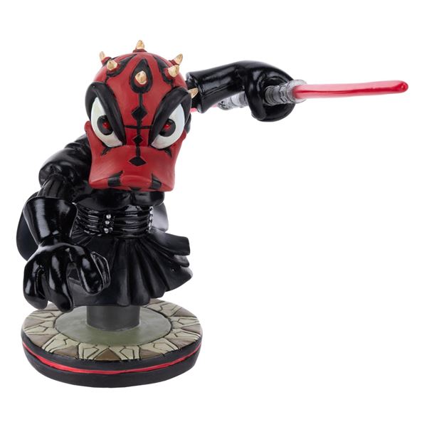 A Donald Duck as Darth Maul Figurine.