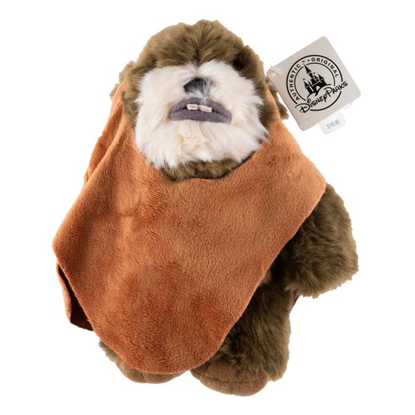 A Star Wars Disney Parks Ewok Plush.