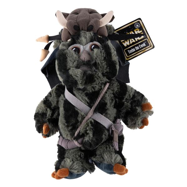A Star Wars Teebo the Ewok Plush.