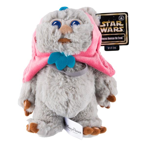 A Star Wars Princess Kneesaa the Ewok Plush.