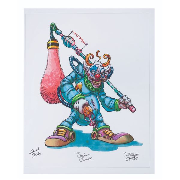 A Killer Klowns "Fresh Catch" Signed Print.