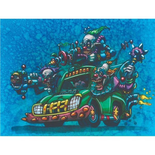 A Killer Klowns "Klown Kar" Print.