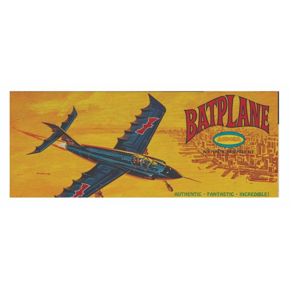 A Batplane Factory-Sealed Model Kit.