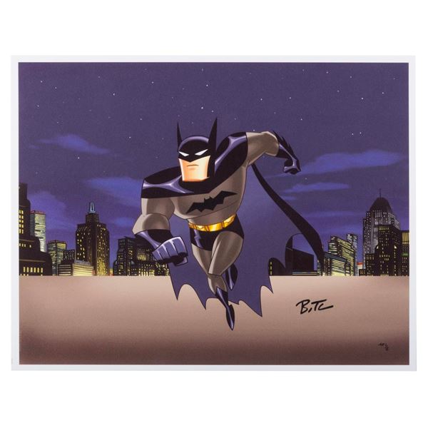 A Signed Batman "I Am the Night" Justice League Limited Giclee Print.