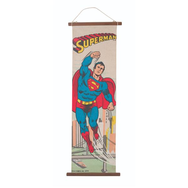 A Superman Banner with the Original Artwork.