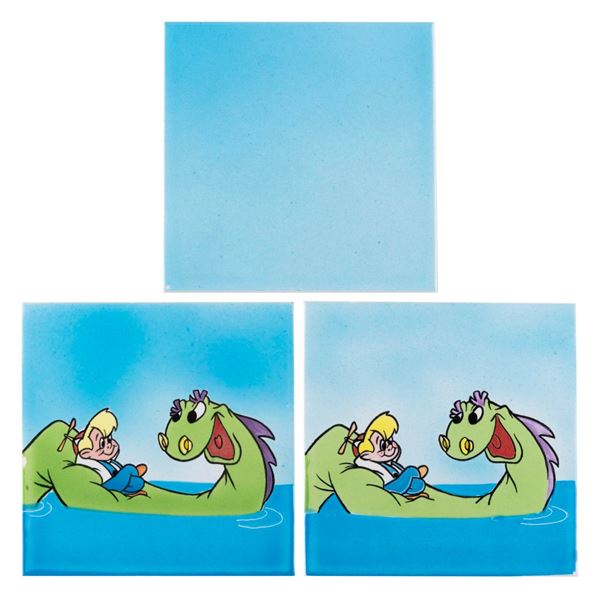 Beany and Cecil Production Sample Tiles.