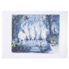 Image 2 : A Large Haunted Mansion Graveyard Band Marc Davis Concept Print.