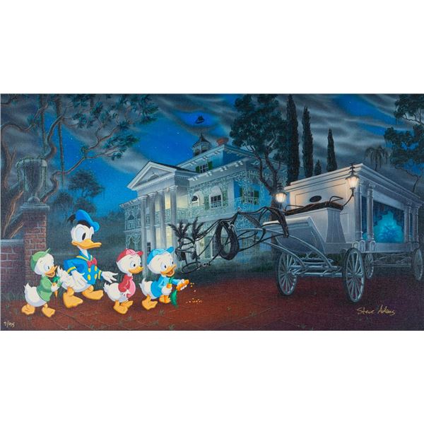 A Haunted Mansion "Midnight Snack" Canvas Print.