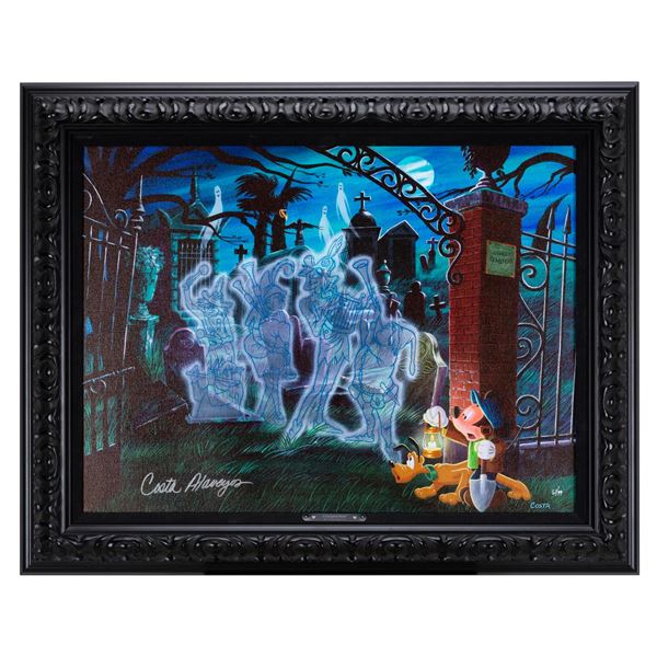 A Haunted Mansion "Graveyard Band" Print by Costa Alavezos.