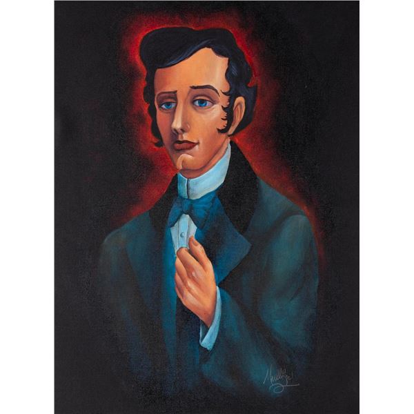A Haunted Mansion Master Gracey Original Painting.