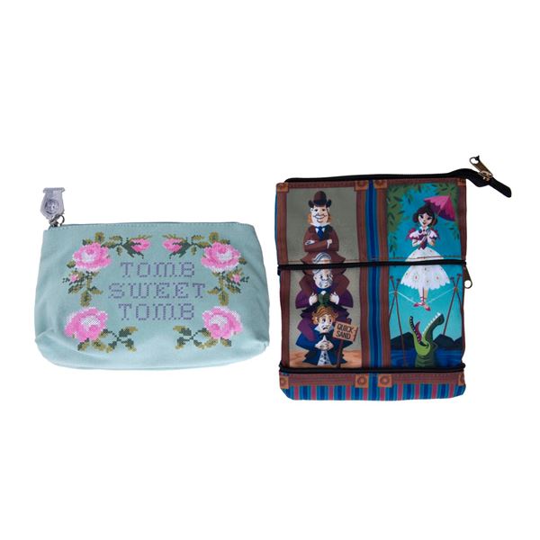 A Pair of Haunted Mansion-Themed Makeup Bags.