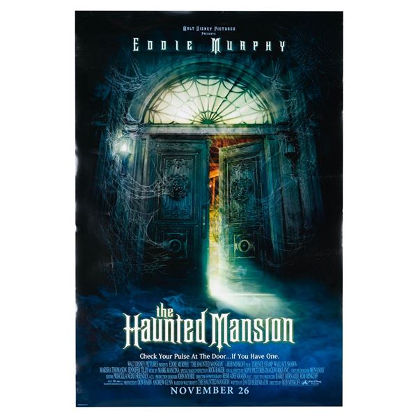 A "The Haunted Mansion" 2004 Movie Poster.