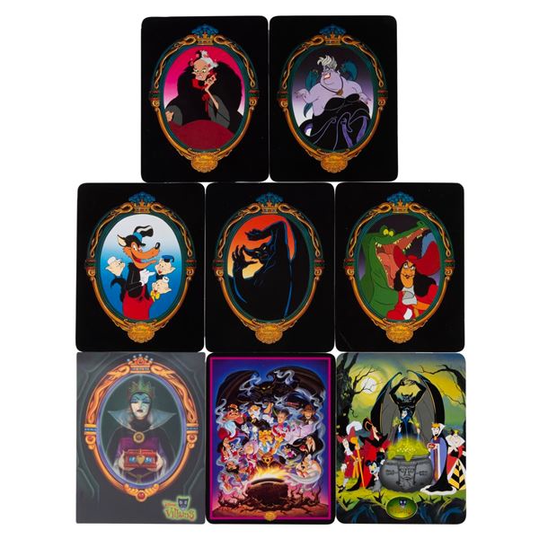 A Collection of Disneyland Villain Postcards.