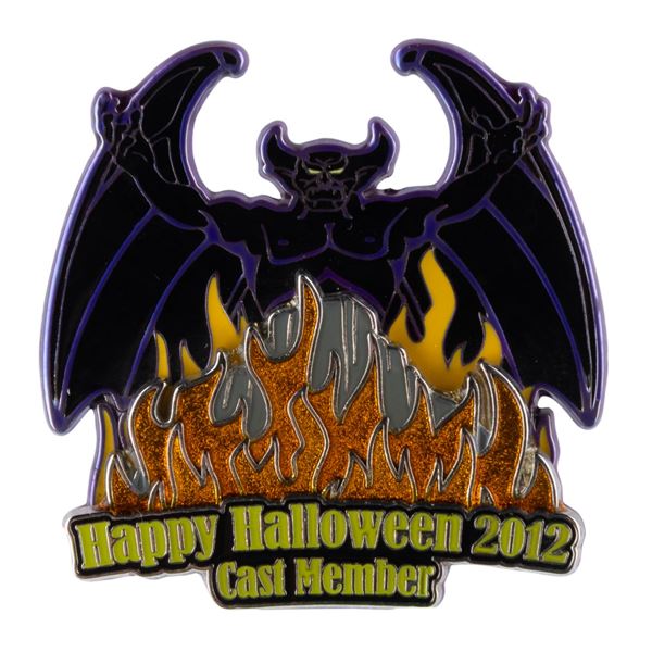 A Chernabog Happy Halloween 2012 Cast Member Pin.