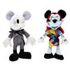 Image 1 : A Pair of "The Nightmare Before Christmas" Mickey and Minnie Plushies.