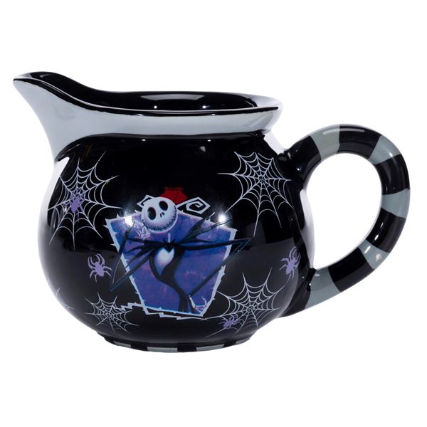 A "Nightmare Before Christmas" Jack Skellington Ceramic Creamer.