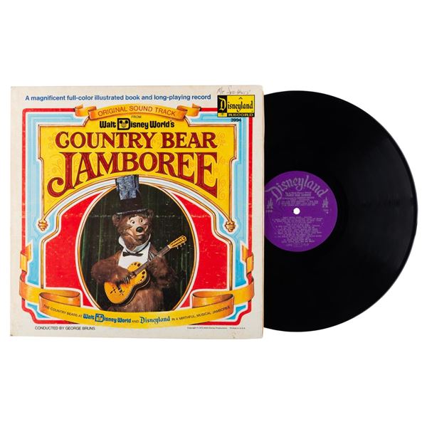 A "Country Bear Jamboree" Record and Book.