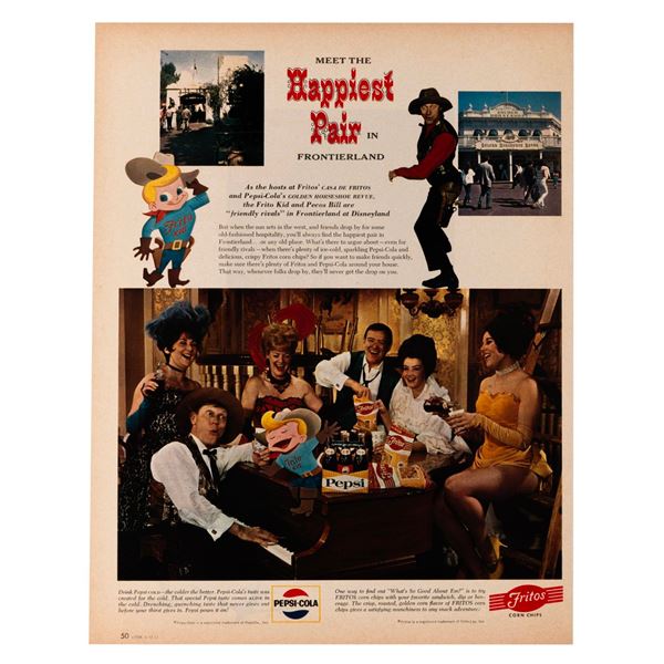 A Golden Horseshoe, Pepsi & Frito-Lay Magazine Clipping.
