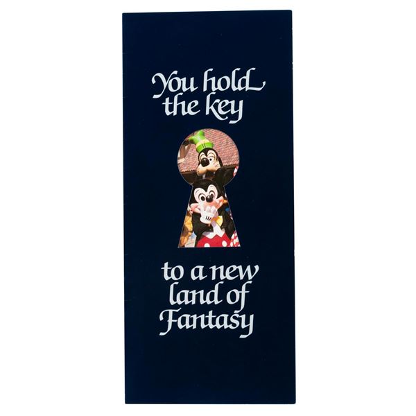 A New Fantasyland Announcement Pamphlet.