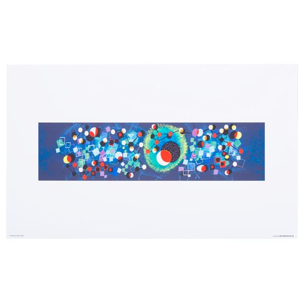 A Mary Blair Tomorrowland Mural Print.